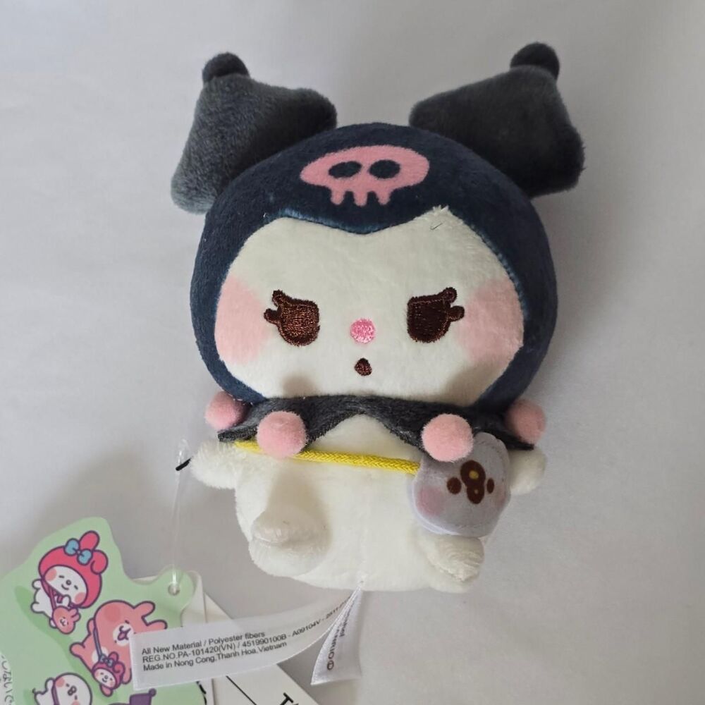 Kuromi Kanahei Plush Mascot NWT